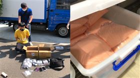 苗栗警赴台中攻堅　破獲「喵喵」毒品果汁包分裝工廠（圖／苗栗縣警察局）