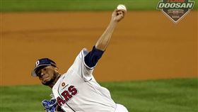 ▲斗山熊古巴左投Ariel Miranda（米蘭達）。（圖／取自斗山熊FB）