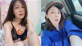 王彩樺發布文章同時，還曬出三張性感睡衣照。（圖／翻攝自王彩樺臉書）