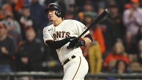 ▲巨人先發打線排出5位右打者。（圖／美聯社／達志影像）