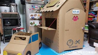 多圖／超幸福男童　2歲大有房又有車