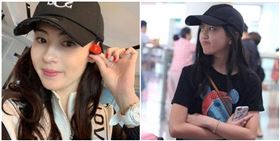 李嫣機場巧遇張柏芝　喊3字獲網狂讚(圖/翻攝自微博)
