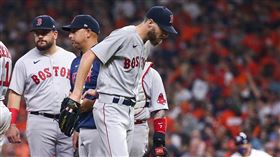 ▲塞爾（Chris Sale）美聯冠軍賽首戰僅投2.2局退場。（圖／路透社／達志影像）