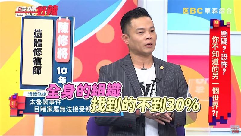 男大生遺體剩3成　陳修將靠一招重建