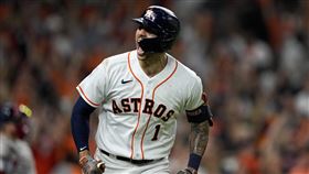 ▲柯瑞亞（Carlos Correa）敲出超前比數全壘打。（圖／美聯社／達志影像）