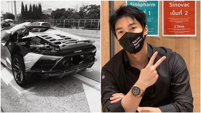 愛車藍寶堅尼被撞爛！他竟秒喊：免賠