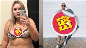 空姐空姐一度暴肥到95公斤，靠著控制飲食、運動成功甩肉。（圖／翻攝自Cora Henderson IG）