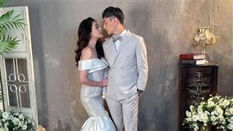 葉全真絕美婚紗照曝　曬香肩美背辣翻