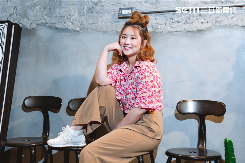 焦凡凡三立新聞網專訪。（圖／記者楊澍攝影）