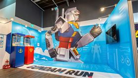 鋼彈路跑限定快閃店（圖／主辦方提供）
