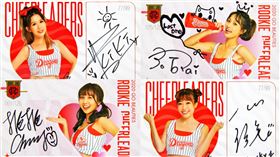 ▲味全龍啦啦隊小龍女首次登上中職年度球員卡。（圖／中華職棒大聯盟提供）