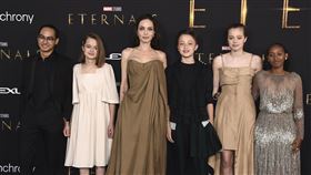 《永恆族》安潔莉娜裘莉。（圖／美聯社／達志影像）