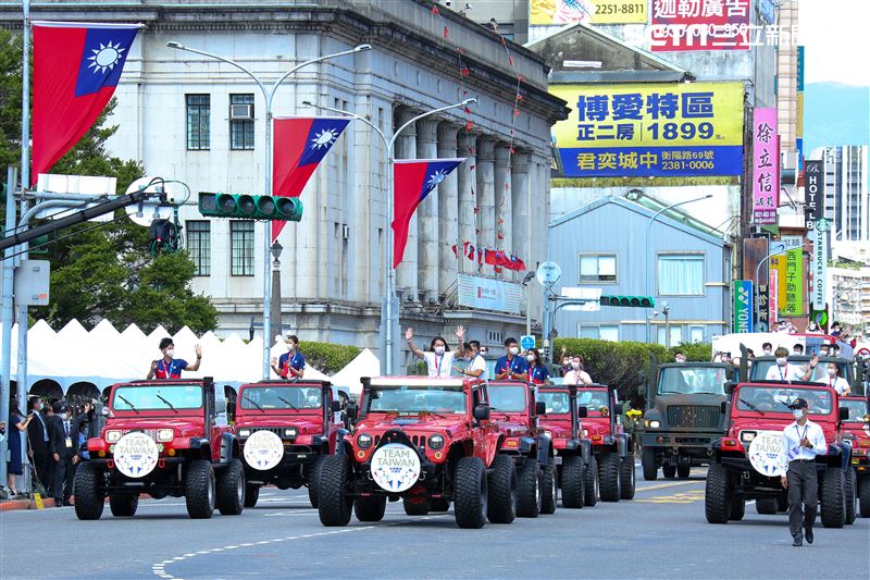 中華民國110年國慶大會。（圖／記者楊澍攝影）