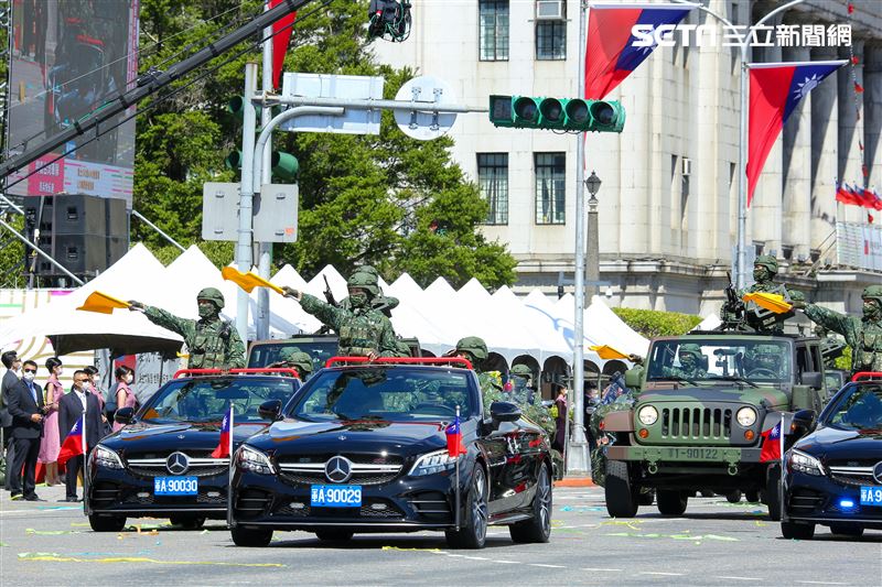 中華民國110年國慶大會。（圖／記者楊澍攝影）