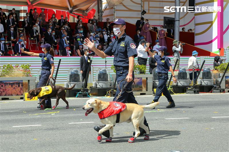中華民國110年國慶大會。（圖／記者楊澍攝影）