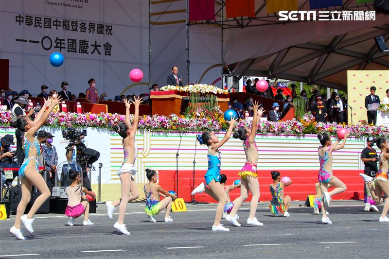 中華民國110年國慶大會。（圖／記者楊澍攝影）