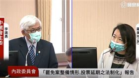 圖／翻攝自國會議事轉播頻道 李進勇 羅美玲
