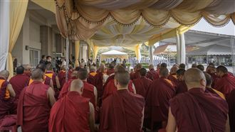 獨／城中城大火頭七　喇嘛誦經超渡