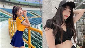 啦啦隊正妹妮可，時常在IG曬出應援照片。（圖／翻攝自）