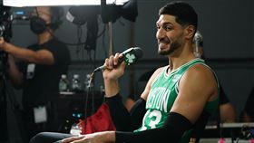 波士頓塞爾提克中鋒坎特（Enes Kanter），圖／路透社／達志影像