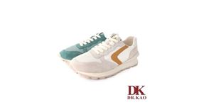 ▲【DK 高博士】復古經典氣墊休閒女鞋(米/綠)，搭配空氣鞋買1送1 （原價 $2980）（圖／業者提供）