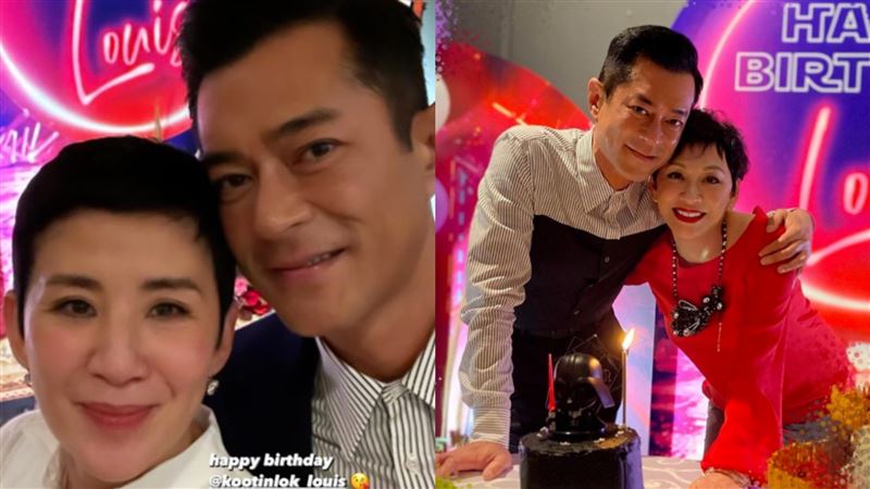 古天樂慶51歲生日　霸氣摟肩美魔女