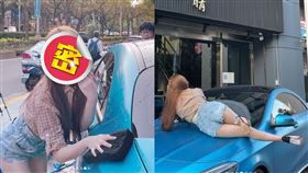 艾瑞絲洗車穿的超火辣。（圖／翻攝自艾瑞絲IG）