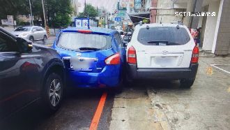 油門當剎車踩！暴衝連環撞8車釀1傷