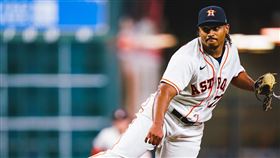 ▲賈西亞（Luis Garcia）前5局投出無安打比賽。（圖／翻攝自太空人推特）