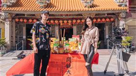 《化劫》黃騰浩、曾莞婷在電影《化劫》中首度合作。（圖／犢影制作）