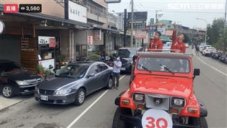陳柏惟掃街謝票！鄉親喊：要繼續勇敢