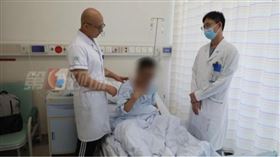 深圳有男子按摩完腦梗血（圖／翻攝自第一現場視頻）