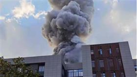 中國航天大學實驗室爆炸！3聲巨響蘑菇雲升空　11人死傷（圖／翻攝自新京報）