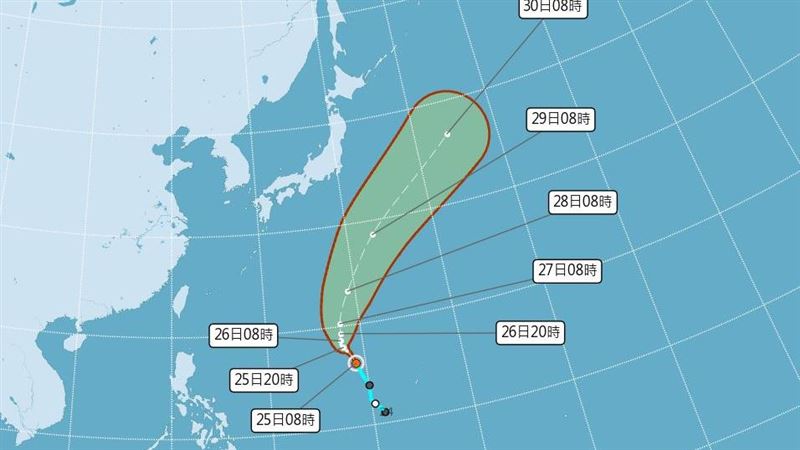 新／颱風「瑪瑙」生成！最新路徑曝光