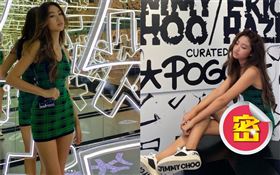 任晴佳出席時尚活動。（圖／翻攝自ellayamm IG）