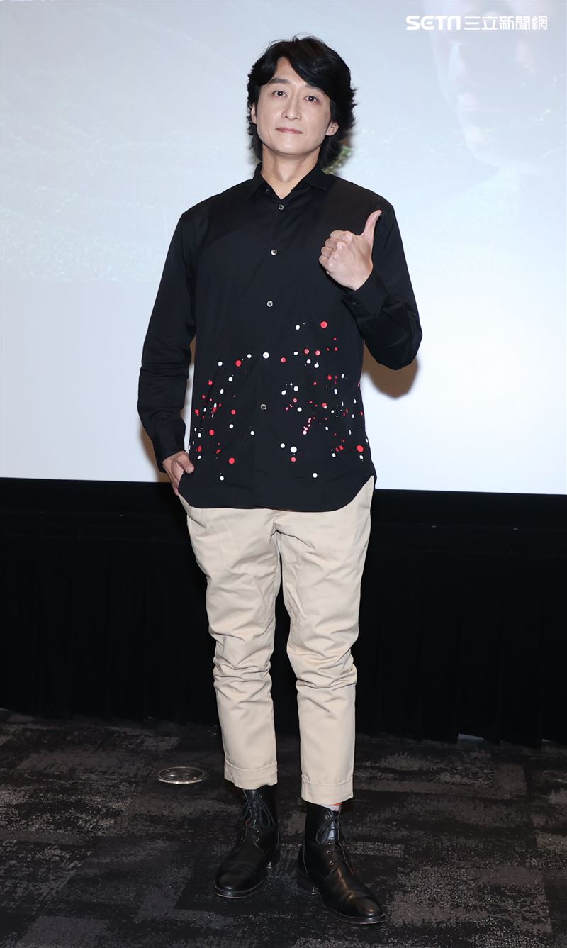 柯宇綸出席「顧巢抾箬仔」首映記者會。（記者邱榮吉/攝影）