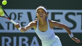 ▲謝淑薇庫馬耶爾女網賽單打首輪落敗。（圖／美聯社／達志影像）