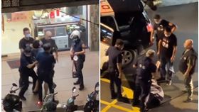 吳男闖進通訊行砸店，遭到北市警方壓制逮捕。（圖／翻攝IG）