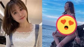 茵聲曬出一系列破尺度泳裝照。（圖／翻攝自茵聲IG）