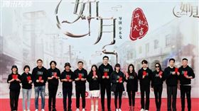 歐陽娜娜新戲《如月》開拍，沒想到製片之一的張萌驚傳遭逮。（圖／翻攝自歐陽娜娜微博、網劇如月微博）