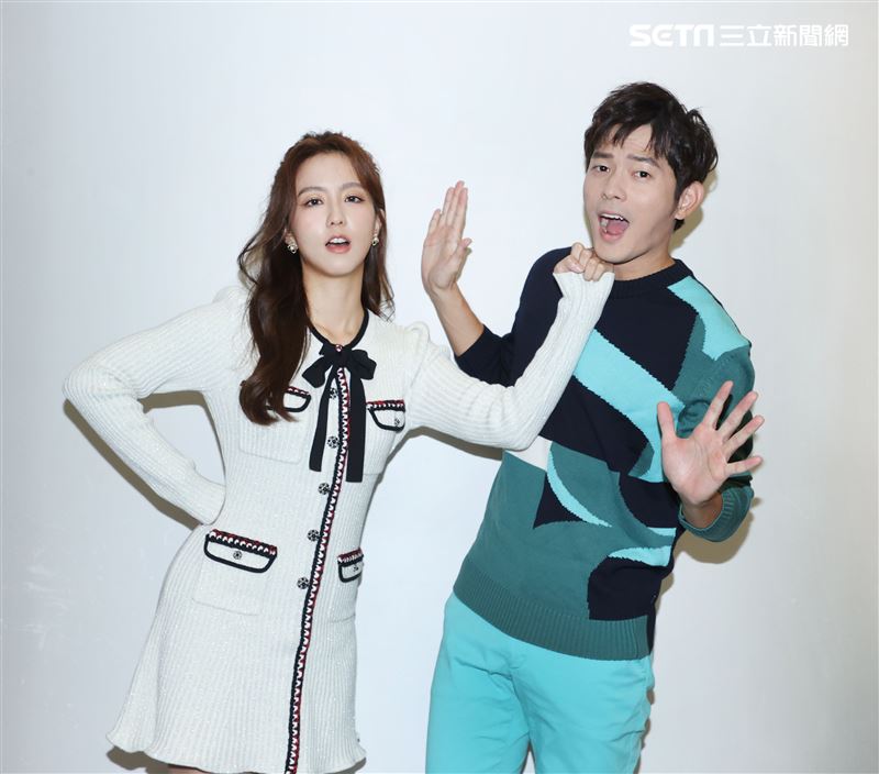 宥勝、周曉涵新戲記者會。（記者邱榮吉/攝影）