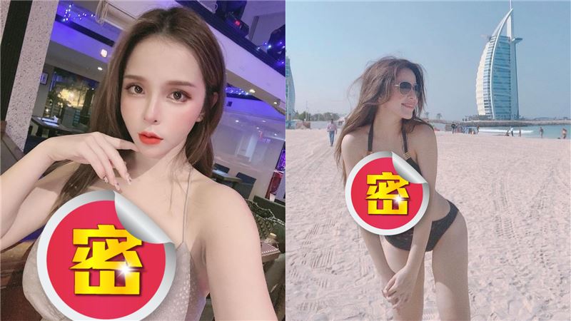 性感辣模胸比頭大　泳衣大挖空看雪球