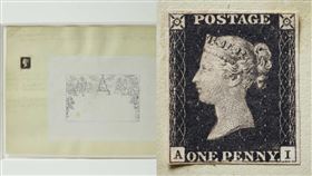 富士比,黑便士,世界首枚郵票