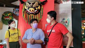 你有看過有豬鼻子的獅頭嗎？(圖/寶島神很大