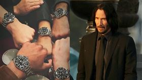 《捍衛任務4》特技小組成員分享收到勞力士厚禮，全都樂歪了。（圖／翻攝自keanucreeves.fanpage IG）