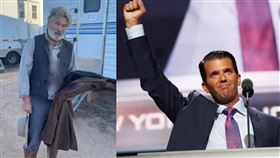 川普長子小唐納（左）拿誤殺亂開玩笑，引發各界撻伐。（圖／資料照）