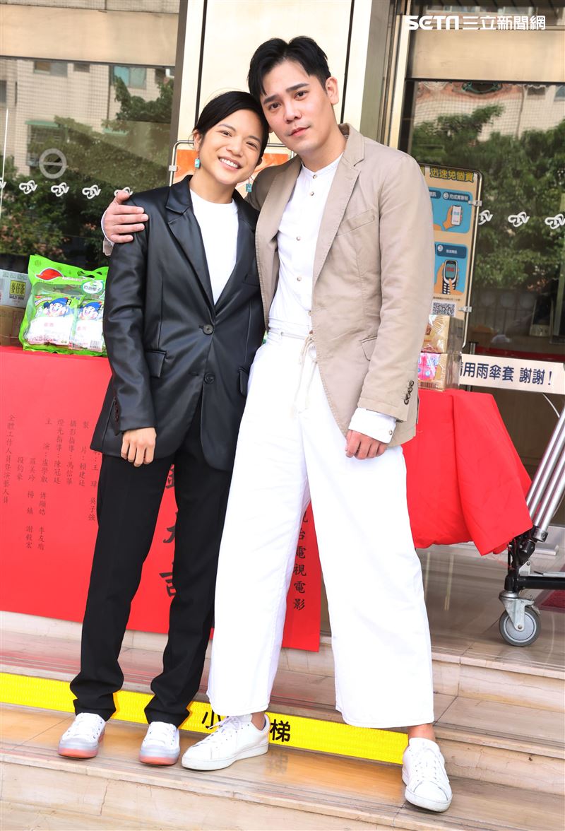 原民台青春成長劇「虎虎生風」演員李友珩、盧學叡。（記者邱榮吉/攝影）