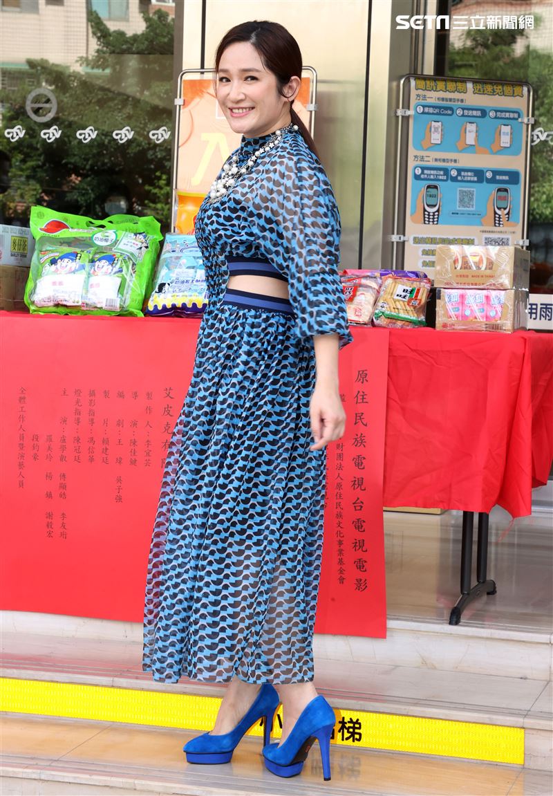 原民台青春成長劇「虎虎生風」演員羅美玲。（記者邱榮吉/攝影）