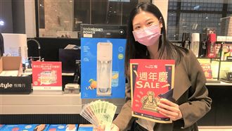 露營超質感　氣泡水機讓料理美味升級