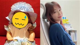 前主播蕭彤雯近日在臉書分享：「你們家也有曾嚇到人的洋娃娃嗎？」